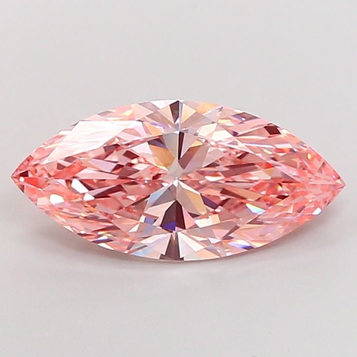 Loose Diamond - MARQUISE 5.01ct Fancy Vivid Pink VVS2