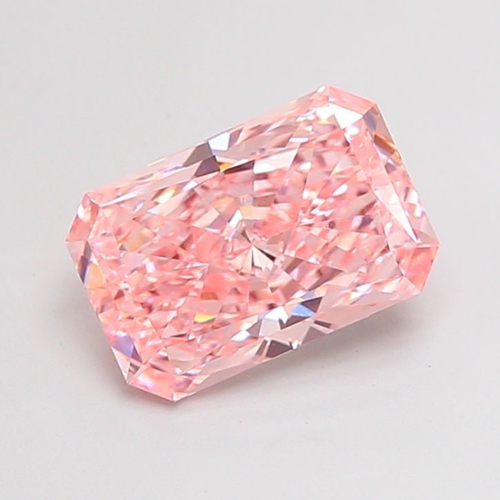 Loose Diamond - RADIANT 2.5ct Fancy Vivid Pink VVS1