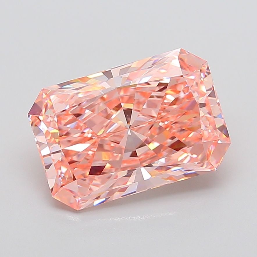 Loose Diamond - RADIANT 7.5ct Fancy Vivid Pink VS1