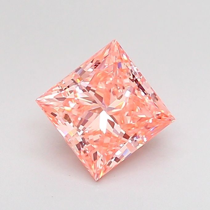 Loose Diamond - PRINCESS 1.02ct Fancy Intense Pink VS1