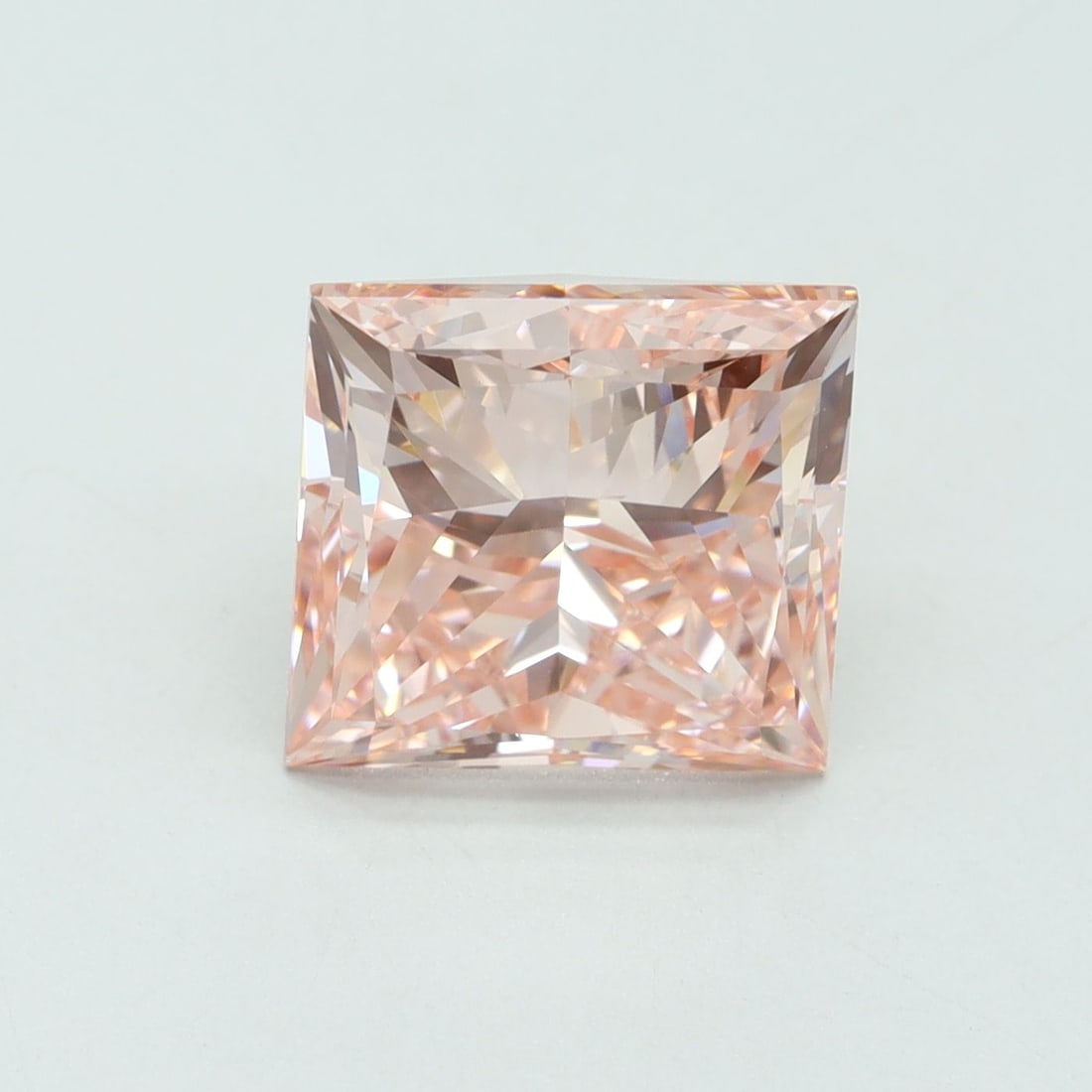 Loose Diamond - PRINCESS 5.19ct Fancy Intense Pink VS1