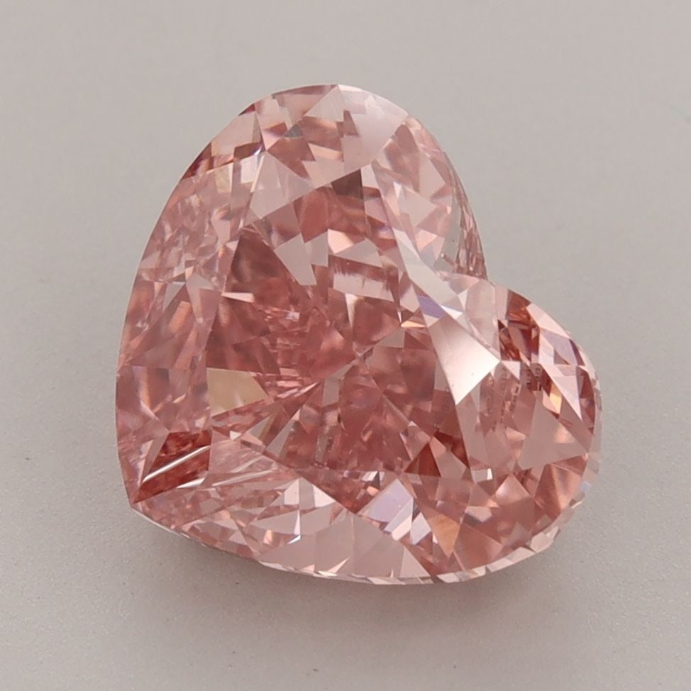 Loose Diamond - HEART 4.52ct Fancy Vivid Pink VS1: Loose Diamond - HEART 4.52ct Fancy Vivid Pink VS1 Source: This is a real non-mined Diamond that has been grown in a lab Shape: HEART Carats: 4.52 Color: Fancy Vivid Pink Certification: IGI Video:
