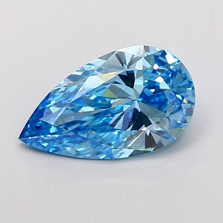 Loose Diamond - PEAR 2.53ct Fancy Vivid Blue VS2