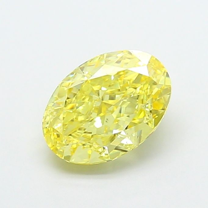 Loose Diamond - OVAL 2.0ct Fancy Vivid Yellow VS2