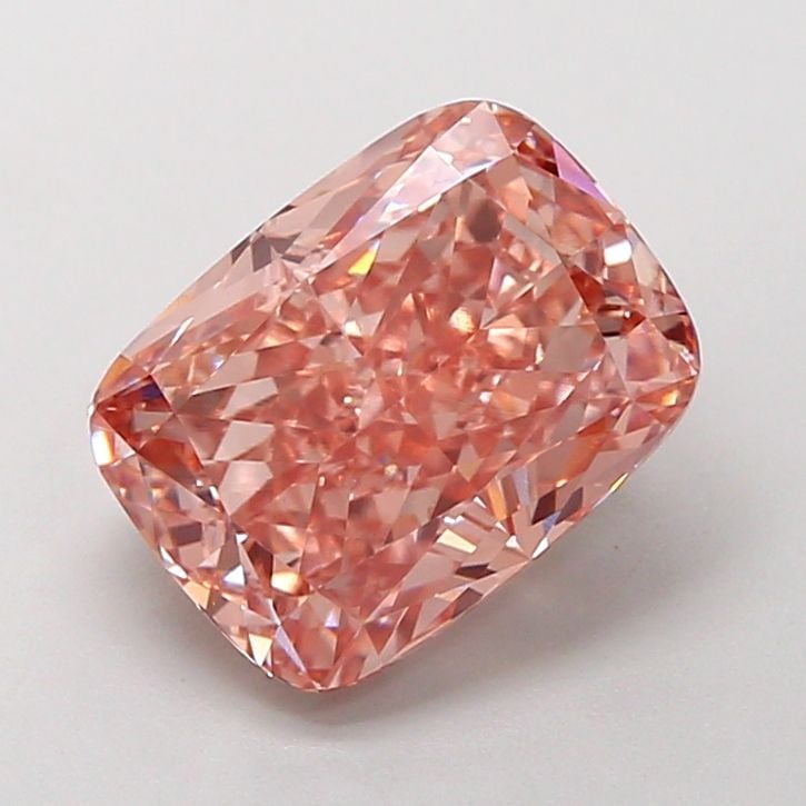 Loose Diamond - CUSHION MODIFIED 3.32ct Fancy Vivid Brown Pink VVS2: Loose Diamond - CUSHION MODIFIED 3.32ct Fancy Vivid Brown Pink VVS2 Source: This is a real non-mined Diamond that has been grown in a lab Shape: CUSHION MODIFIED Carats: 3.32 Color: Fancy Vivid Brown 