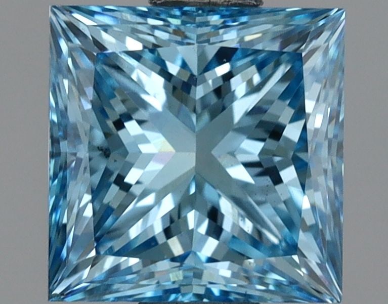 Loose Diamond - PRINCESS 1.51ct Fancy Vivid Blue VS1: Loose Diamond - PRINCESS 1.51ct Fancy Vivid Blue VS1 Source: This is a real non-mined Diamond that has been grown in a lab Shape: PRINCESS Carats: 1.51 Color: Fancy Vivid Blue Certification: IGI Video