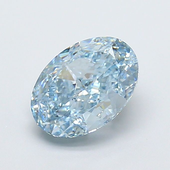 Loose Diamond - OVAL 2.55ct Fancy Intense Blue VVS2