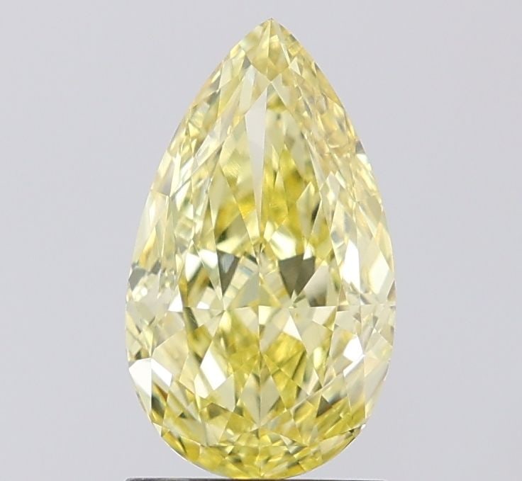 Loose Diamond - PEAR 1.65ct Fancy Intense Yellow VVS2