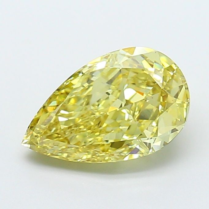 Loose Diamond - PEAR 3.01ct Fancy Intense Yellow VS2: Loose Diamond - PEAR 3.01ct Fancy Intense Yellow VS2 Source: This is a real non-mined Diamond that has been grown in a lab Shape: PEAR Carats: 3.01 Color: Fancy Intense Yellow Certification: IGI Video