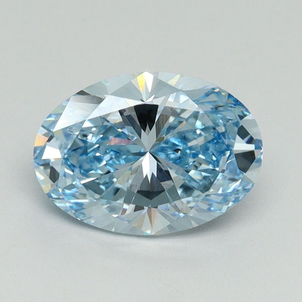 Loose Diamond - OVAL 2.01ct Fancy Vivid Blue VS1