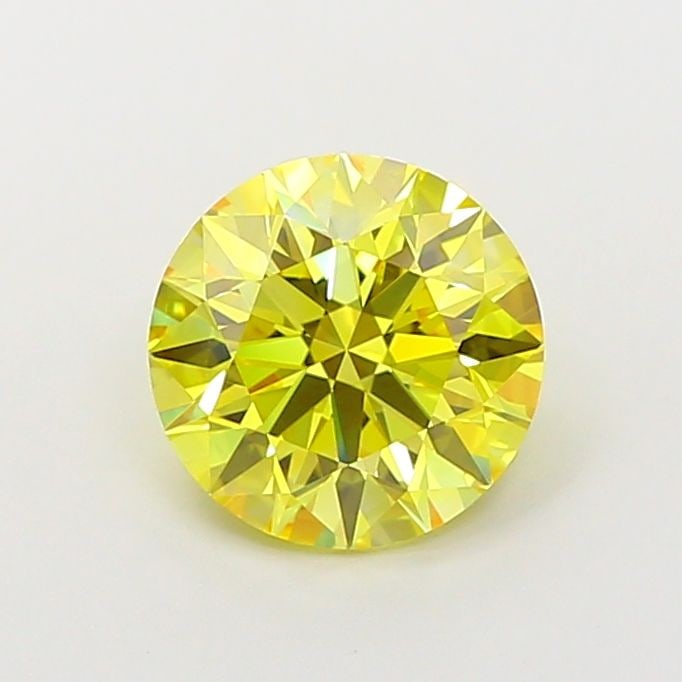 Ideal Loose Diamond - ROUND 1.91ct Fancy Intense Yellow VVS2