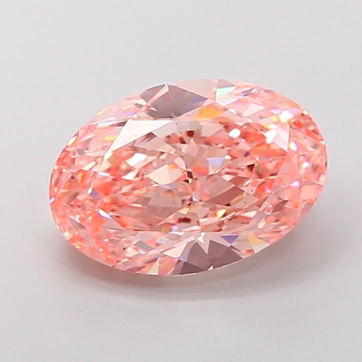 Loose Diamond - OVAL 7.09ct Fancy Vivid Pink VS1: Loose Diamond - OVAL 7.09ct Fancy Vivid Pink VS1 Source: This is a real non-mined Diamond that has been grown in a lab Shape: OVAL Carats: 7.09 Color: Fancy Vivid Pink Certification: IGI Video: