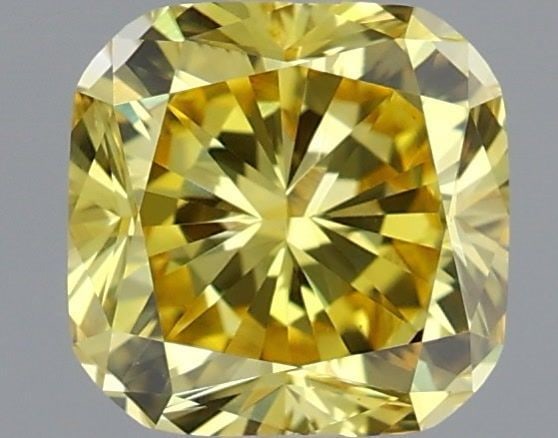Loose Diamond - CUSHION MODIFIED 1.05ct Fancy Vivid Yellow VS1