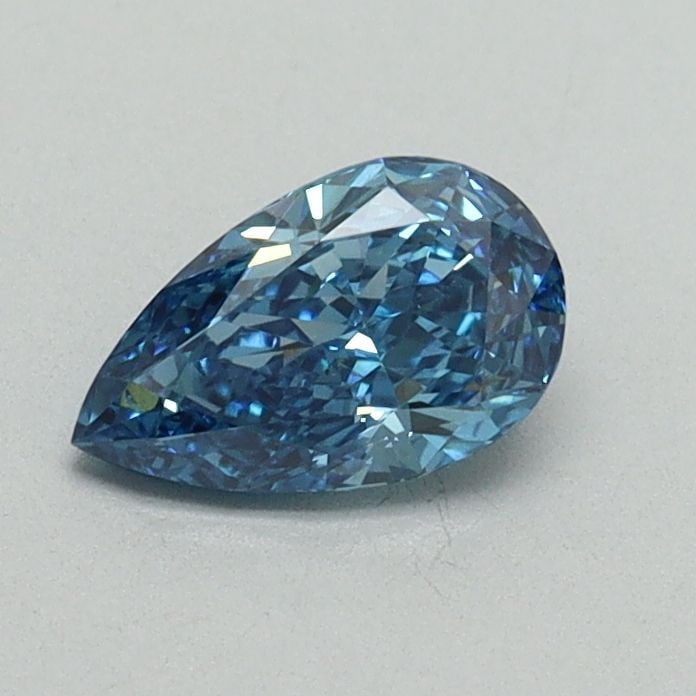 Loose Diamond - PEAR 0.53ct Fancy Vivid Blue VS2