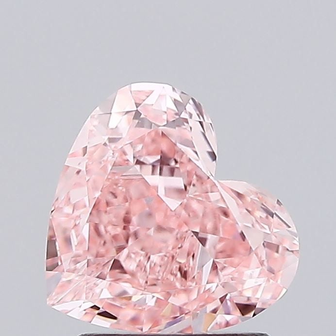 Loose Diamond - HEART 1.68ct Fancy Vivid Pink VVS2: Loose Diamond - HEART 1.68ct Fancy Vivid Pink VVS2 Source: This is a real non-mined Diamond that has been grown in a lab Shape: HEART Carats: 1.68 Color: Fancy Vivid Pink Certification: IGI Video:
