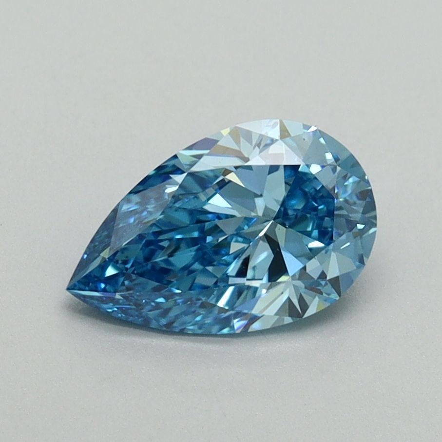 Loose Diamond - PEAR 1.05ct Fancy Vivid Blue VS1: Loose Diamond - PEAR 1.05ct Fancy Vivid Blue VS1 Source: This is a real non-mined Diamond that has been grown in a lab Shape: PEAR Carats: 1.05 Color: Fancy Vivid Blue Certification: IGI Video: