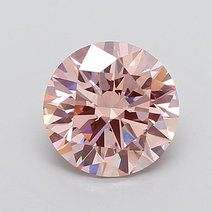 Ideal Loose Diamond - ROUND 4.29ct Fancy Brownish Pink VS2