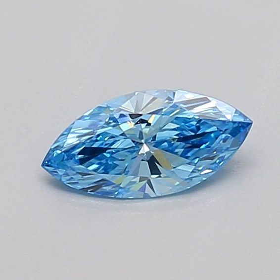 Loose Diamond - MARQUISE 0.3ct Fancy Vivid Blue VVS2