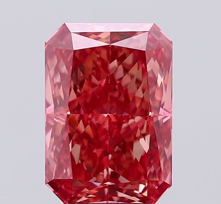 Loose Diamond - RADIANT 3.94ct Fancy Vivid Pink VS1: Loose Diamond - RADIANT 3.94ct Fancy Vivid Pink VS1 Source: This is a real non-mined Diamond that has been grown in a lab Shape: RADIANT Carats: 3.94 Color: Fancy Vivid Pink Certification: IGI Video: