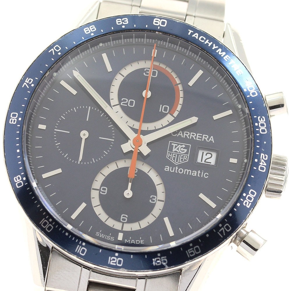 TAG HEUER Carrera CV2015-3 Mens Chronograph Wristwatch: TAG HEUER Carrera CV2015-3 Mens Chronograph Wristwatch TAG Heuer Carrera chronograph men's wristwatch, model CV2015-3. This pre-owned Swiss-made watch is designed for men and features a chronograph fu