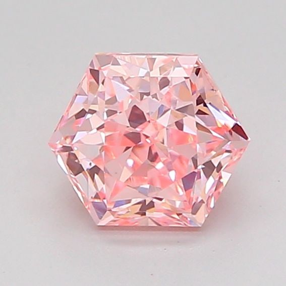 Loose Diamond - HEXAGONAL 1.03ct Fancy Intense Pink VVS2