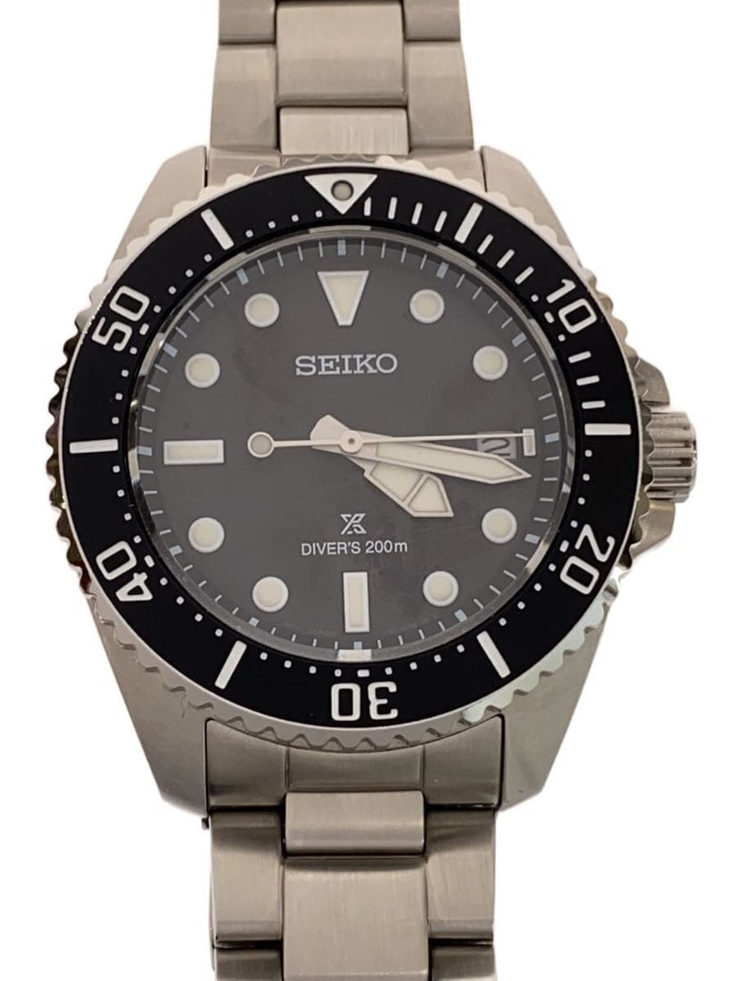 Seiko Prospex V157-00A0 Black Stainless Steel Diver Watch