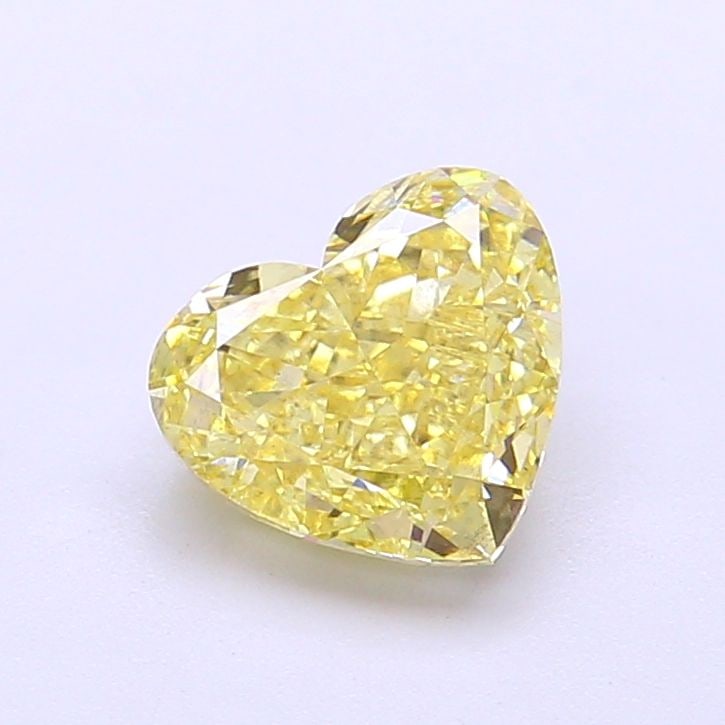 Loose Diamond - HEART 1.5ct Fancy Intense Yellow VS2: Loose Diamond - HEART 1.5ct Fancy Intense Yellow VS2 Source: This is a real non-mined Diamond that has been grown in a lab Shape: HEART Carats: 1.5 Color: Fancy Intense Yellow Certification: IGI Video