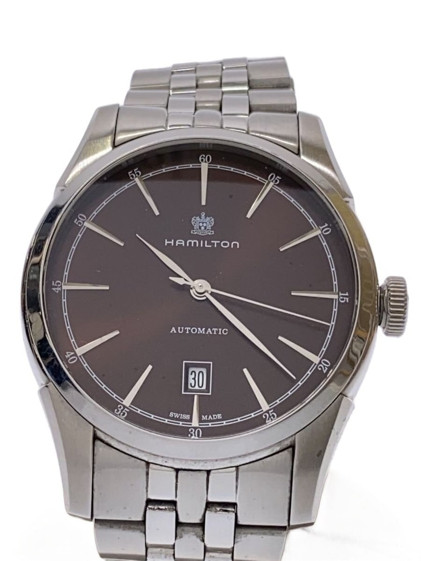 Hamilton Spirit of Liberty Stainless Steel Brown Dial Men's Watch