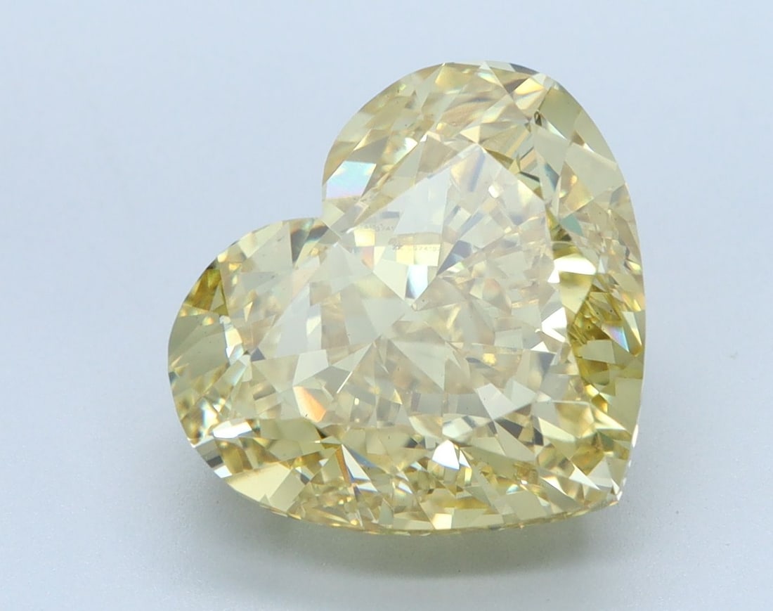 Loose Diamond - HEART 5.99ct Fancy Intense Yellow VS1