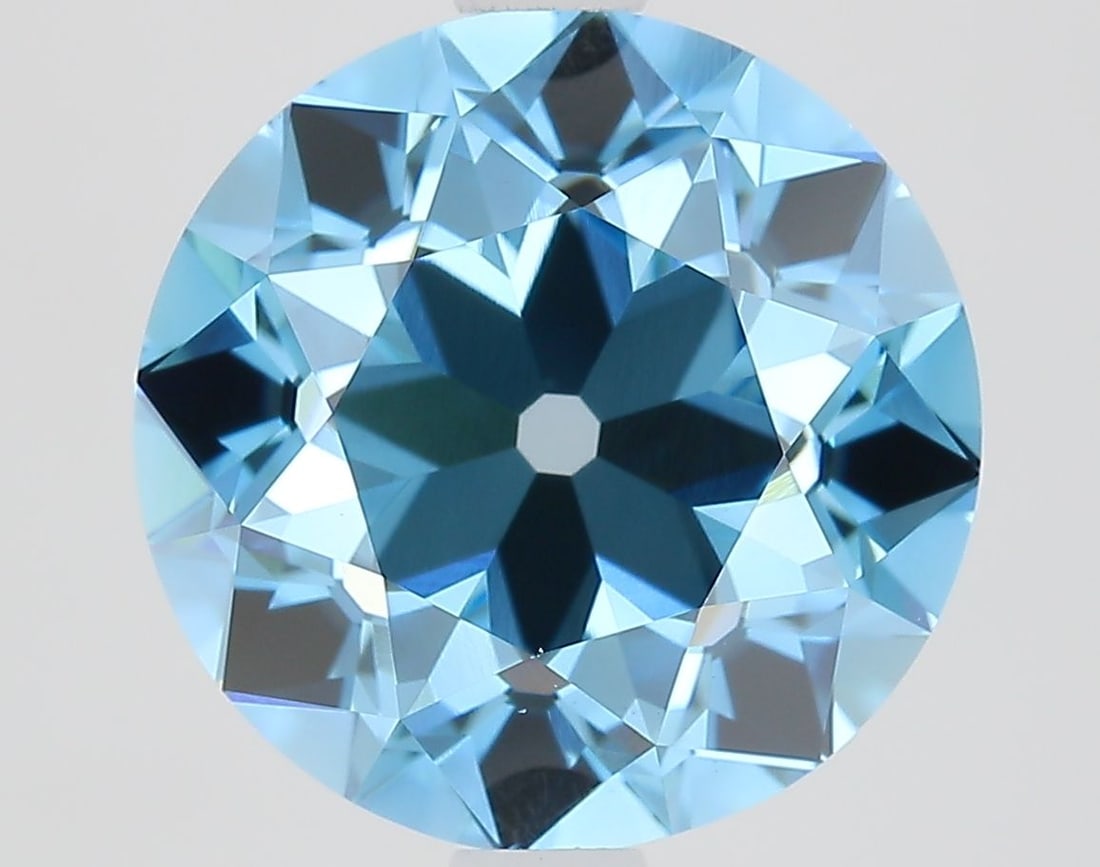 Loose Diamond - EUROPEAN CUT 2.95ct Fancy Vivid Blue VS1