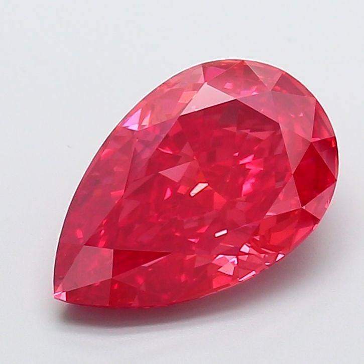 Loose Diamond - PEAR 7.02ct Fancy Vivid Red VS2