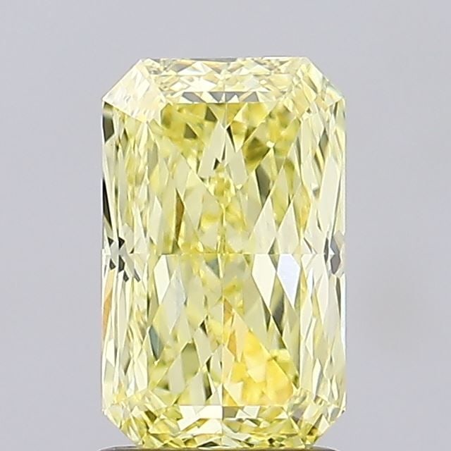 Loose Diamond - RADIANT 1.66ct Fancy Intense Yellow VVS2