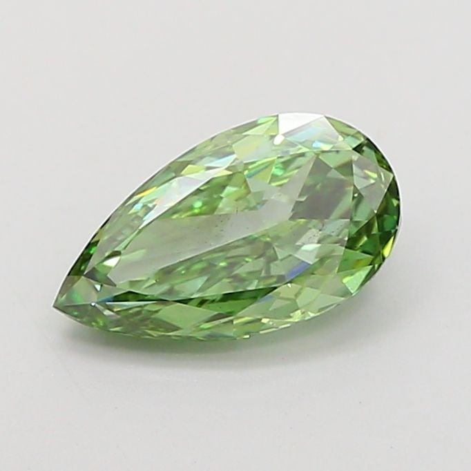 Loose Diamond - PEAR 1.51ct Fancy Vivid Green VS2: Loose Diamond - PEAR 1.51ct Fancy Vivid Green VS2 Source: This is a real non-mined Diamond that has been grown in a lab Shape: PEAR Carats: 1.51 Color: Fancy Vivid Green Certification: IGI Video: