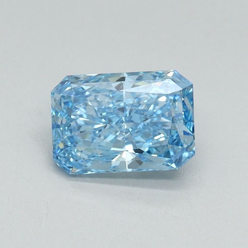 Loose Diamond - RADIANT 0.8ct Fancy Vivid Blue VVS2