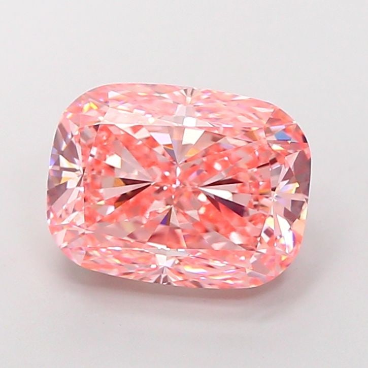 Loose Diamond - CUSHION MODIFIED 6.52ct Fancy Vivid Pink VS1: Loose Diamond - CUSHION MODIFIED 6.52ct Fancy Vivid Pink VS1 Source: This is a real non-mined Diamond that has been grown in a lab Shape: CUSHION MODIFIED Carats: 6.52 Color: Fancy Vivid Pink Certific