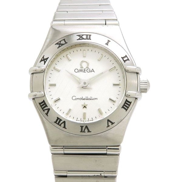 Omega Constellation Mini 22mm Stainless Steel Quartz Women's Wristwatch: Omega Constellation Mini 22mm Stainless Steel Quartz Women's Wristwatch This Omega Constellation Mini women's wristwatch features a 22mm stainless steel case and a white dial, offering a classic and e