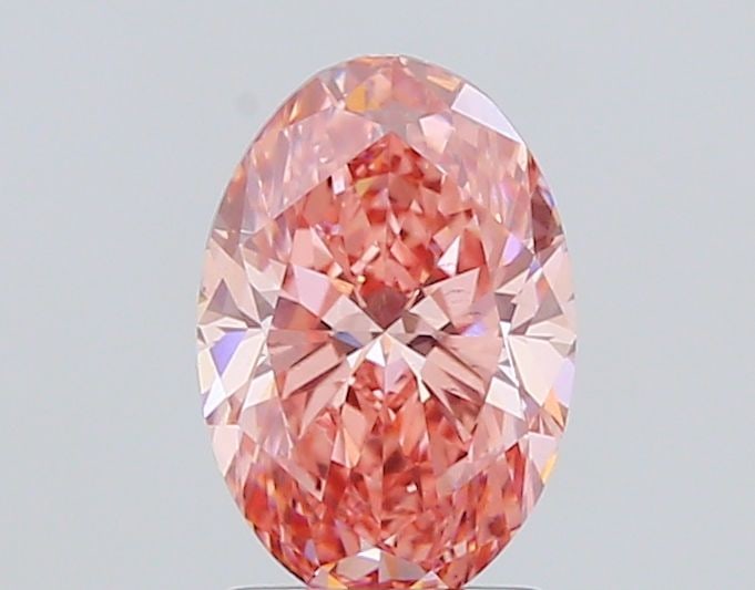 Loose Diamond - OVAL 2.07ct Fancy Vivid Pink VS2: Loose Diamond - OVAL 2.07ct Fancy Vivid Pink VS2 Source: This is a real non-mined Diamond that has been grown in a lab Shape: OVAL Carats: 2.07 Color: Fancy Vivid Pink Certification: IGI Video: