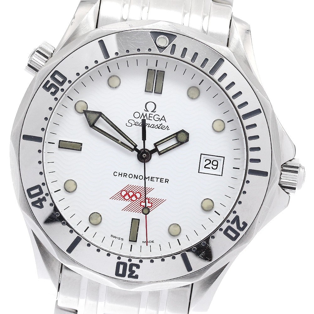 OMEGA Seamaster 2832.21.53 Lillehammer 1994 Men's Wristwatch: OMEGA Seamaster 2832.21.53 Lillehammer 1994 Men's Wristwatch This is an OMEGA Seamaster Lillehammer Olympics 1994 men's wristwatch, model 2832.21.53. It is a Swiss-made timepiece designed specifically