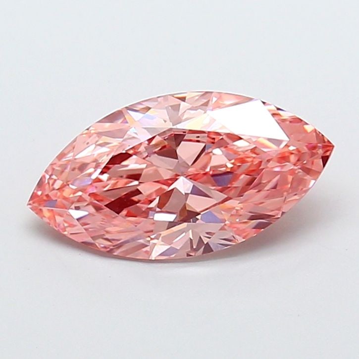 Loose Diamond - MARQUISE 2.53ct Fancy Vivid Pink VVS2