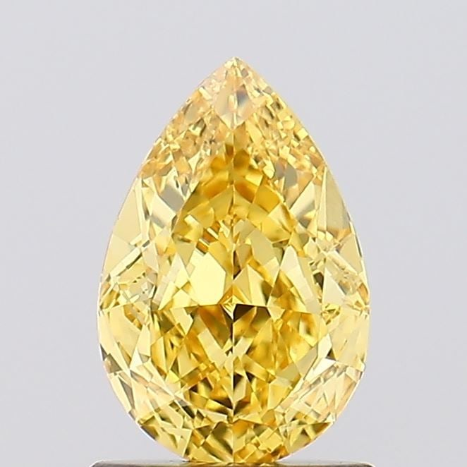 Loose Diamond - PEAR 1.11ct Fancy Vivid Yellow VS1