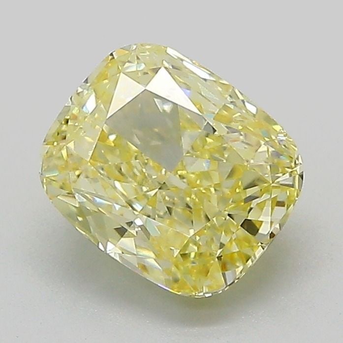 Loose Diamond - CUSHION MODIFIED 1.5ct Fancy Intense Yellow SI1