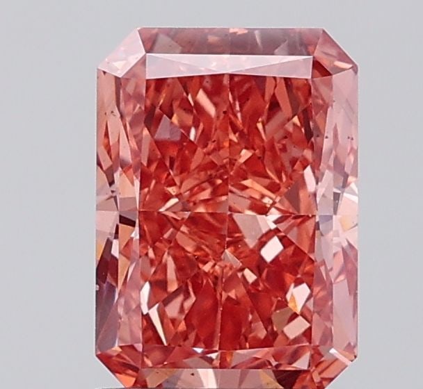 Loose Diamond - RADIANT 1.81ct Fancy Vivid Pink VS2: Loose Diamond - RADIANT 1.81ct Fancy Vivid Pink VS2 Source: This is a real non-mined Diamond that has been grown in a lab Shape: RADIANT Carats: 1.81 Color: Fancy Vivid Pink Certification: IGI Video: