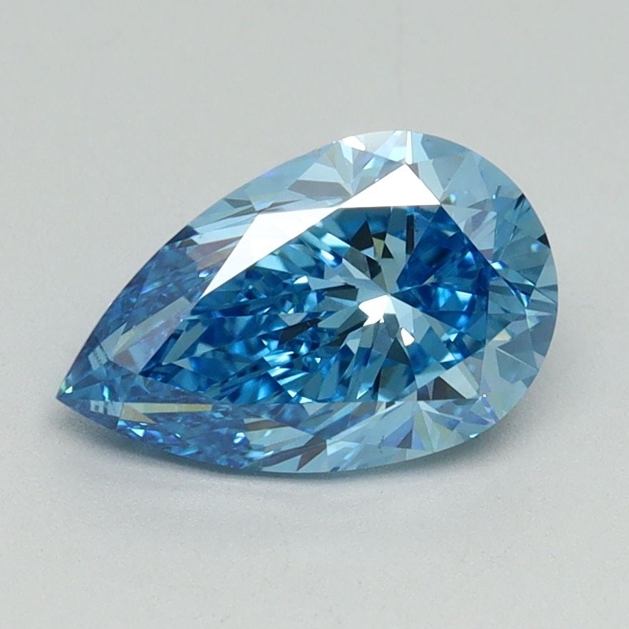Loose Diamond - PEAR 1.55ct Fancy Vivid Blue VS1
