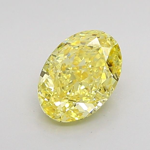 Loose Diamond - OVAL 1.05ct Fancy Intense Yellow VVS2: Loose Diamond - OVAL 1.05ct Fancy Intense Yellow VVS2 Source: This is a real non-mined Diamond that has been grown in a lab Shape: OVAL Carats: 1.05 Color: Fancy Intense Yellow Certification: IGI Vide