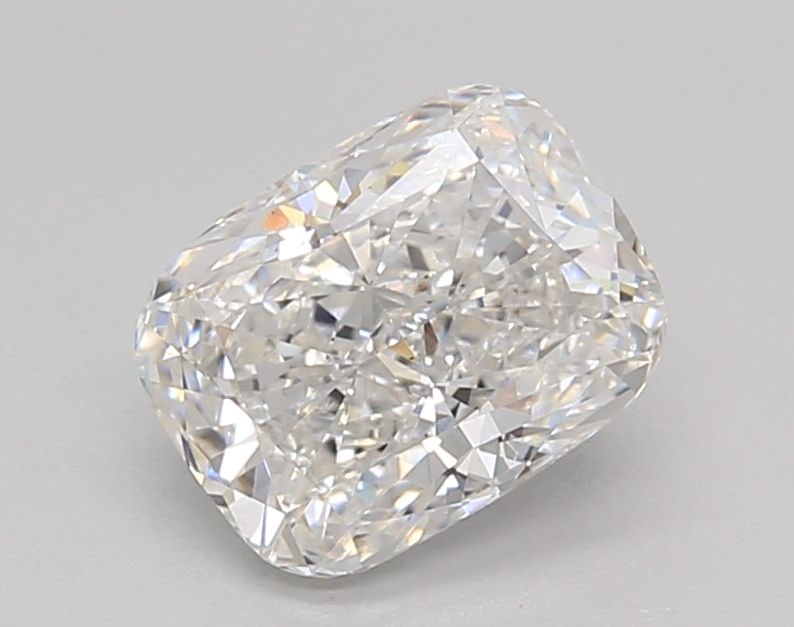 Loose Diamond - CUSHION BRILLIANT 1.41ct E VS2: Loose Diamond - CUSHION BRILLIANT 1.41ct E VS2 Source: This is a real non-mined Diamond that has been grown in a lab Shape: CUSHION BRILLIANT Carats: 1.41 Color: E Clarity: VS2 Certification: NONE Vid