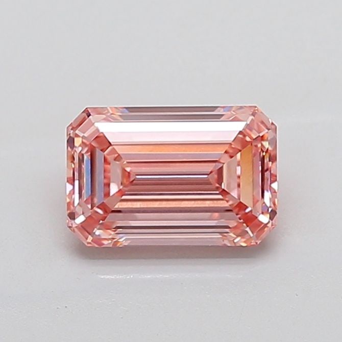 Loose Diamond - EMERALD 2.09ct Fancy Intense Pink VVS2
