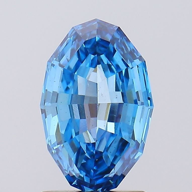 Loose Diamond - OTHER 1.49ct Fancy Vivid Blue VS2: Loose Diamond - OTHER 1.49ct Fancy Vivid Blue VS2 Source: This is a real non-mined Diamond that has been grown in a lab Shape: OTHER Carats: 1.49 Color: Fancy Vivid Blue Certification: IGI Video: