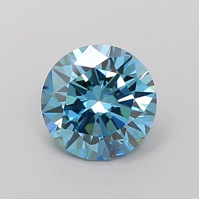 Loose Diamond - ROUND 1.74ct Fancy Vivid Blue VS1