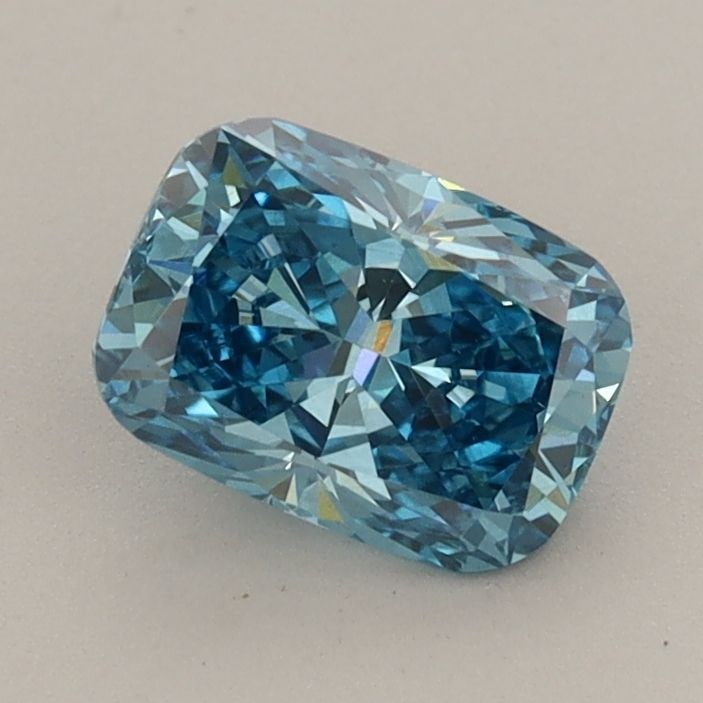 Loose Diamond - CUSHION MODIFIED 0.98ct Fancy Vivid Blue VS2