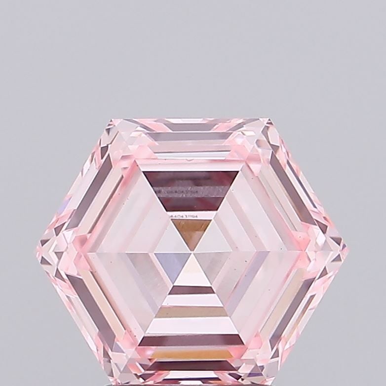 Loose Diamond - HEXAGONAL 2.62ct Fancy Intense Pink VS1